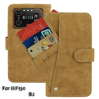 Vintage Leather Wallet IIIF150 B1 B2 Pro Plus Case Flip Luxury Dedicated Card Slots Cover Phone Protective Cases Bags
