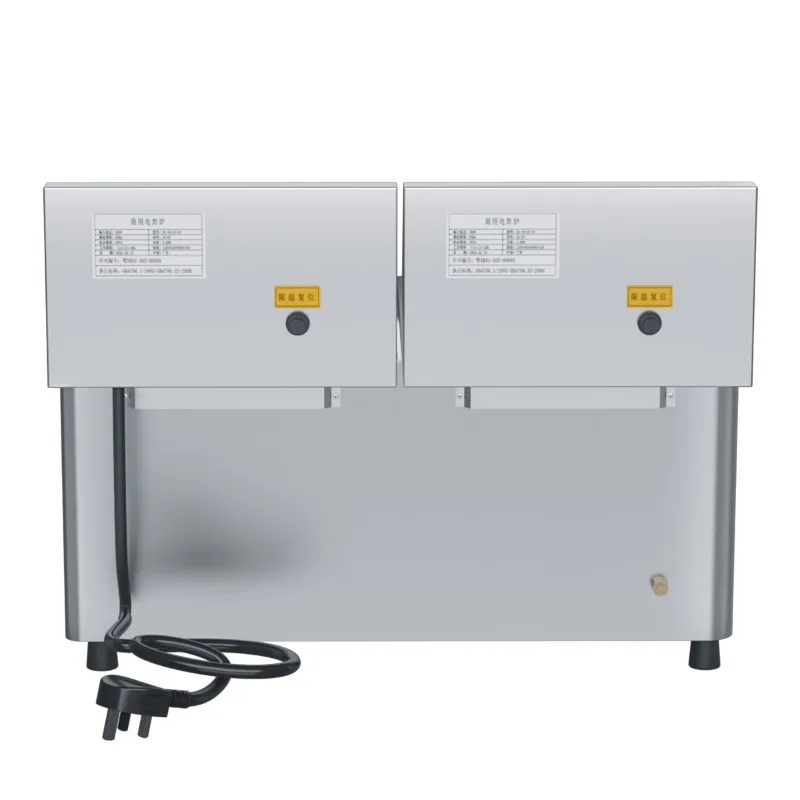 Hot Selling French Fries Fryer Electric Stainless Steel Double Tank Fryer