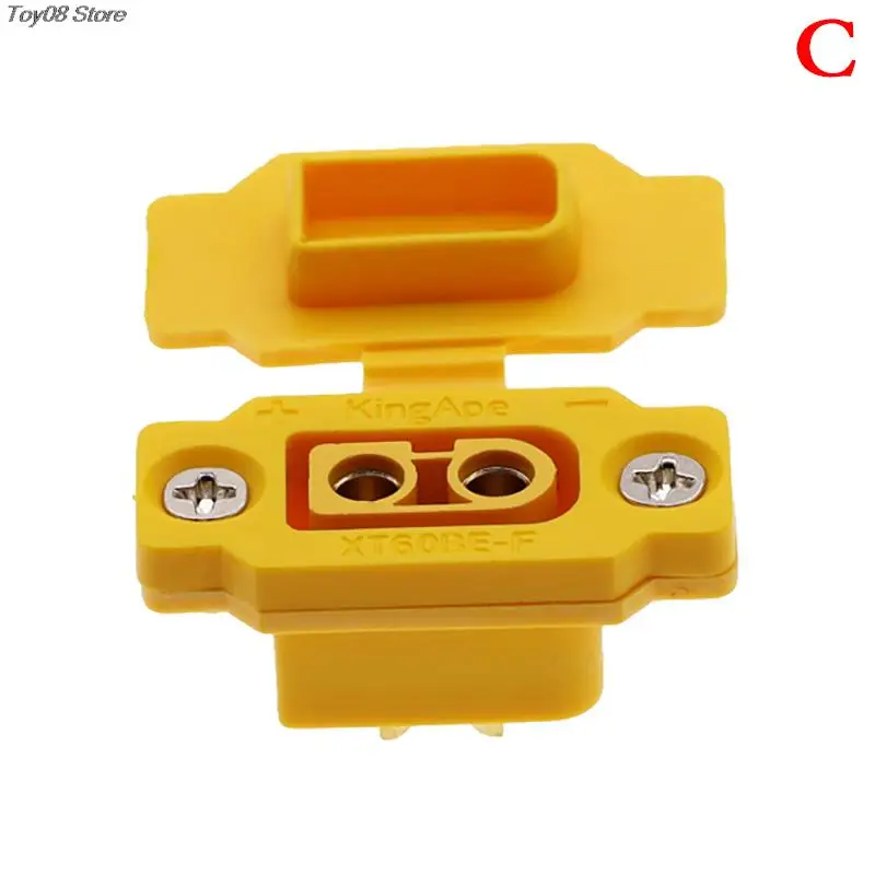 100% Brand New 1 Set XT60BE-F Brass Gold Plated Male Connector with Dust-proof Cover