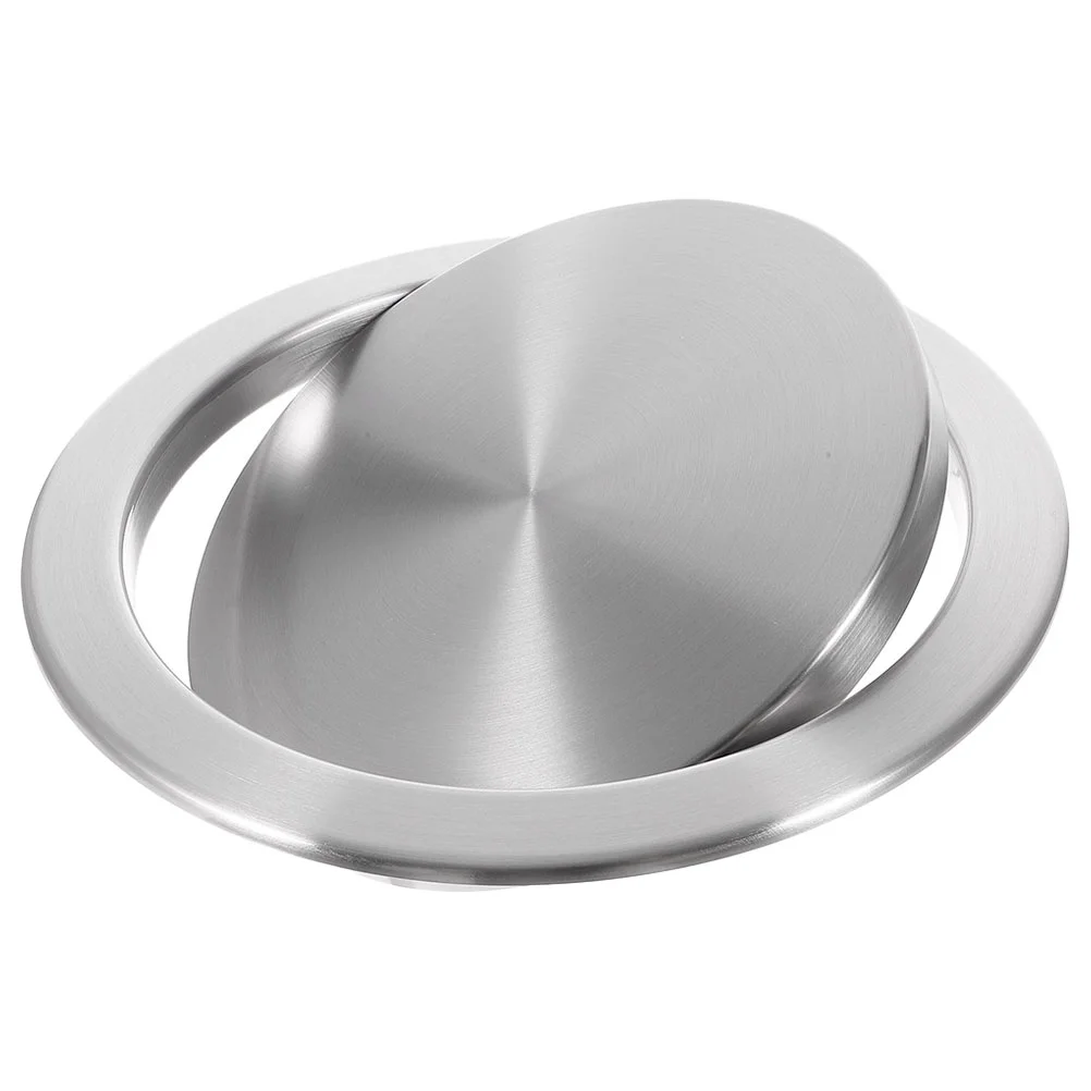 

Embedded Trash Can Lid Waste Bin Cover Rubbish Recessed Garbage Flipping Supply Trashcan Accessory Turntable