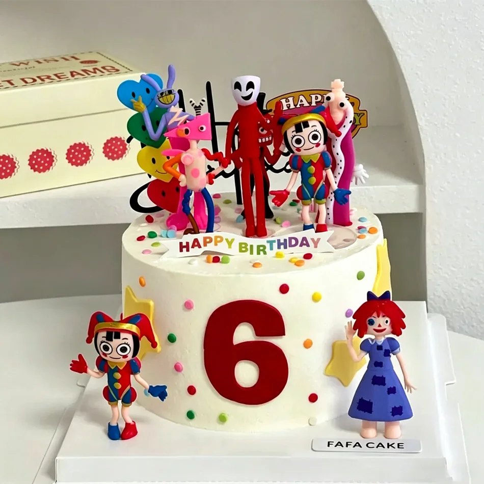 Las increíbles figuras de circo digital, muñecos de peluche de Pomni y Jax, juguetes adorables de circo digital, regalos de Navidad para niños