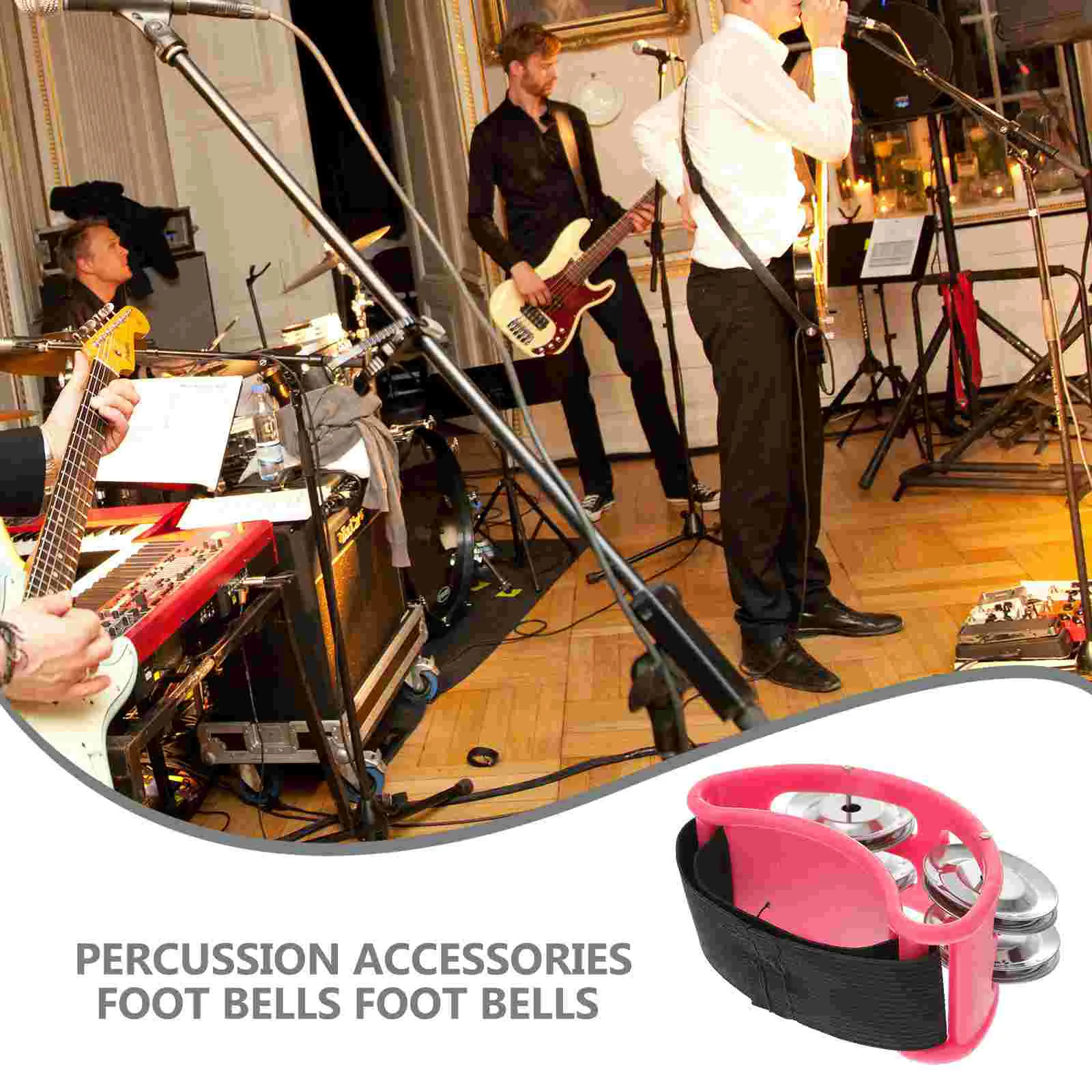 Foot Bell Percussion Instrument Musical Tambourine Instruments Children Stage Perform Tool Enlightenment Unique The