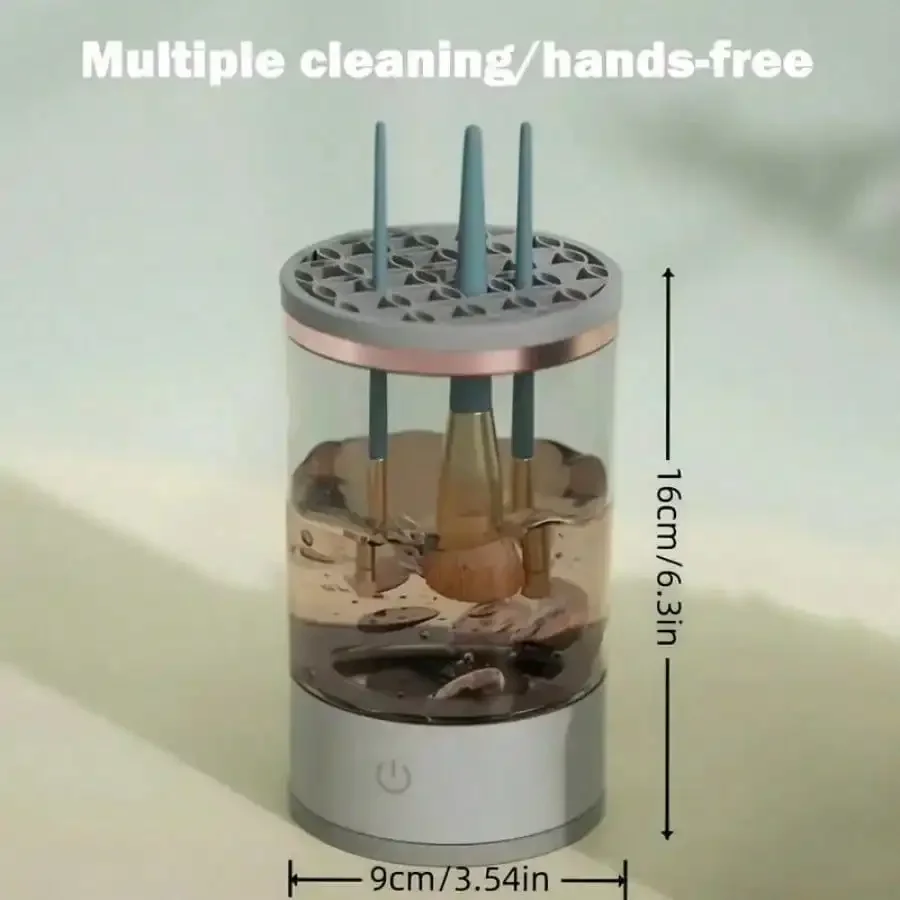 Electric Makeup Brush Cleaner, New Type Automatic Rotating Makeup Brush Cleaner, Suitable For All Sizes Of Makeup Brushes