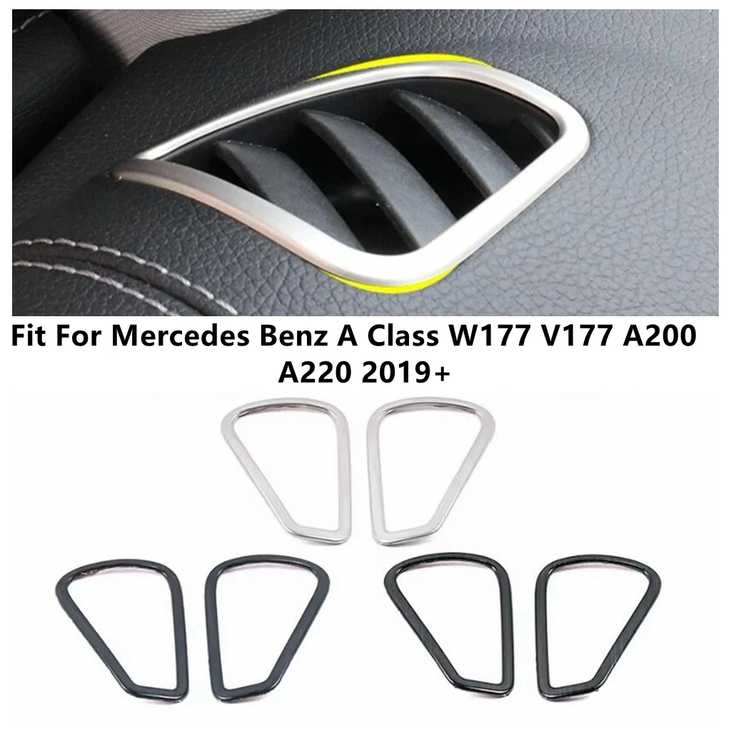 

Dashboard Air AC Conditioning Outlet Vent Frame Sequins Cover Trim Accessories For Benz A Class W177 V177 A200 A220 2019 - 2024