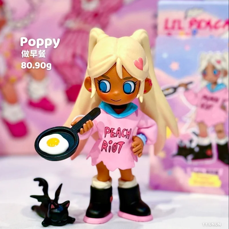 

Genuine Popmart Lil Peach Riot Sleep Over Series Blind Box Cute Doll Trendy Toy Collectable Desktop Decorative Ornaments Gift