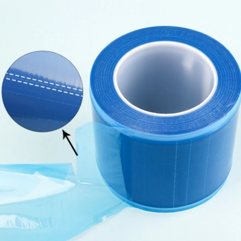 100Pcs/roll Dental Disposable Barrier Film Plastic Waterproof Isolation Tape Membrane  Anti-fouling Adhesive Bandage