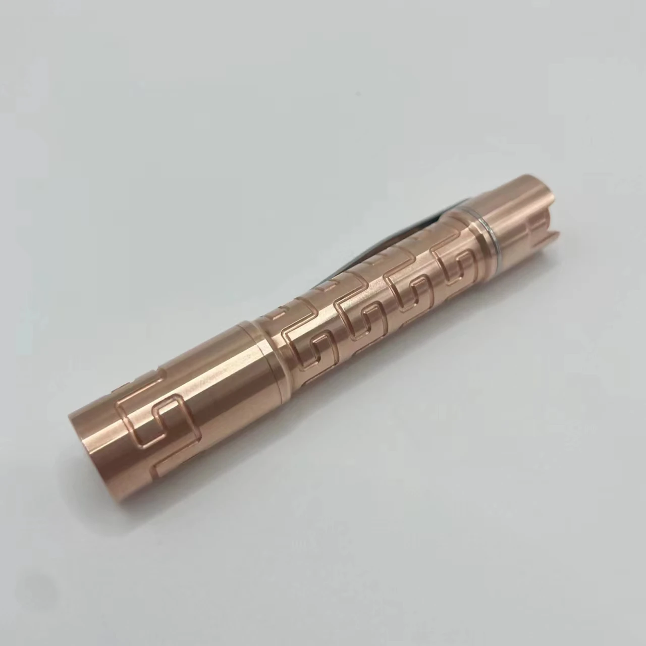 New Arrival Small Copper EDC Flashlight 10440 Lithium Batteries (Send Out No Battery)