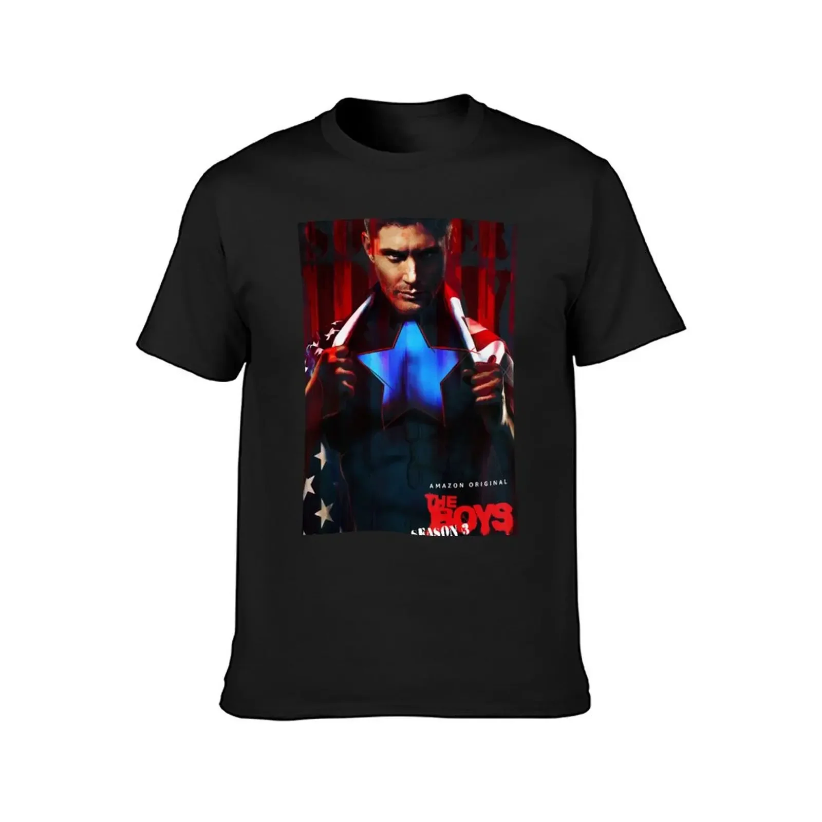 Jensen ackles as soldier boy T-Shirt sports fans quick-drying cotton graphic tees rapper graphic tees men graphic t shirts