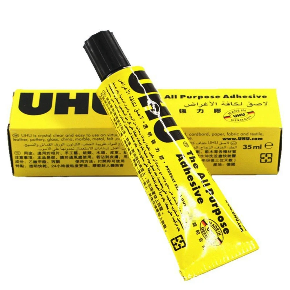 35ml UHU Multifunctional Invisible Wig Glue Bond Adhesive Fast Drying Lace Front Wig Install Hairpiece Cos DIY Craft