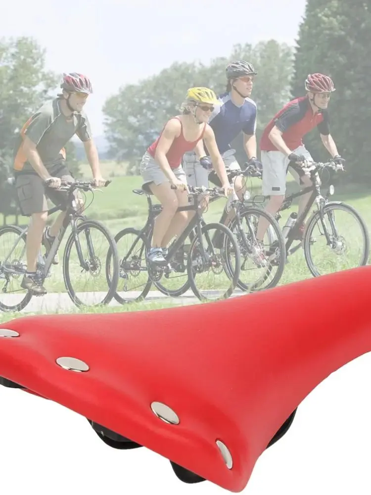 AliExpress kbxlife High Quality Road Bike Soft Seat Shockproof Waterproof Saddle Bicycle Accessory(Red)