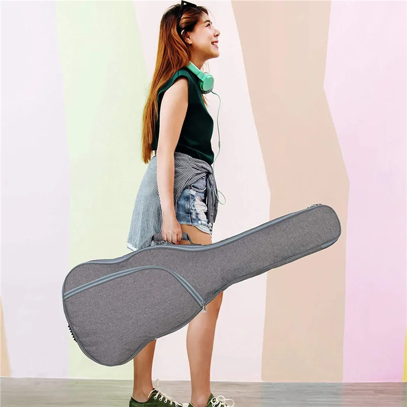 ABLB-2X Electric Guitar Gig Bag 12MM Padding Dual Adjustable Shoulder For Electric Guitar Bass Guitar Classical Guitar More