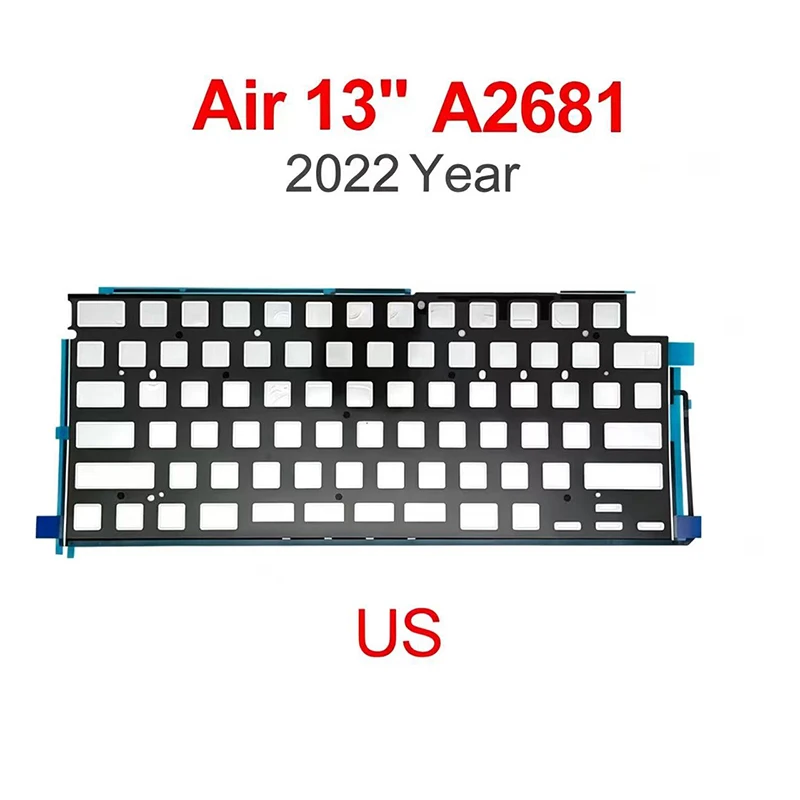 New Laptop Keyboard US Backlight For MacBook Air 13.6