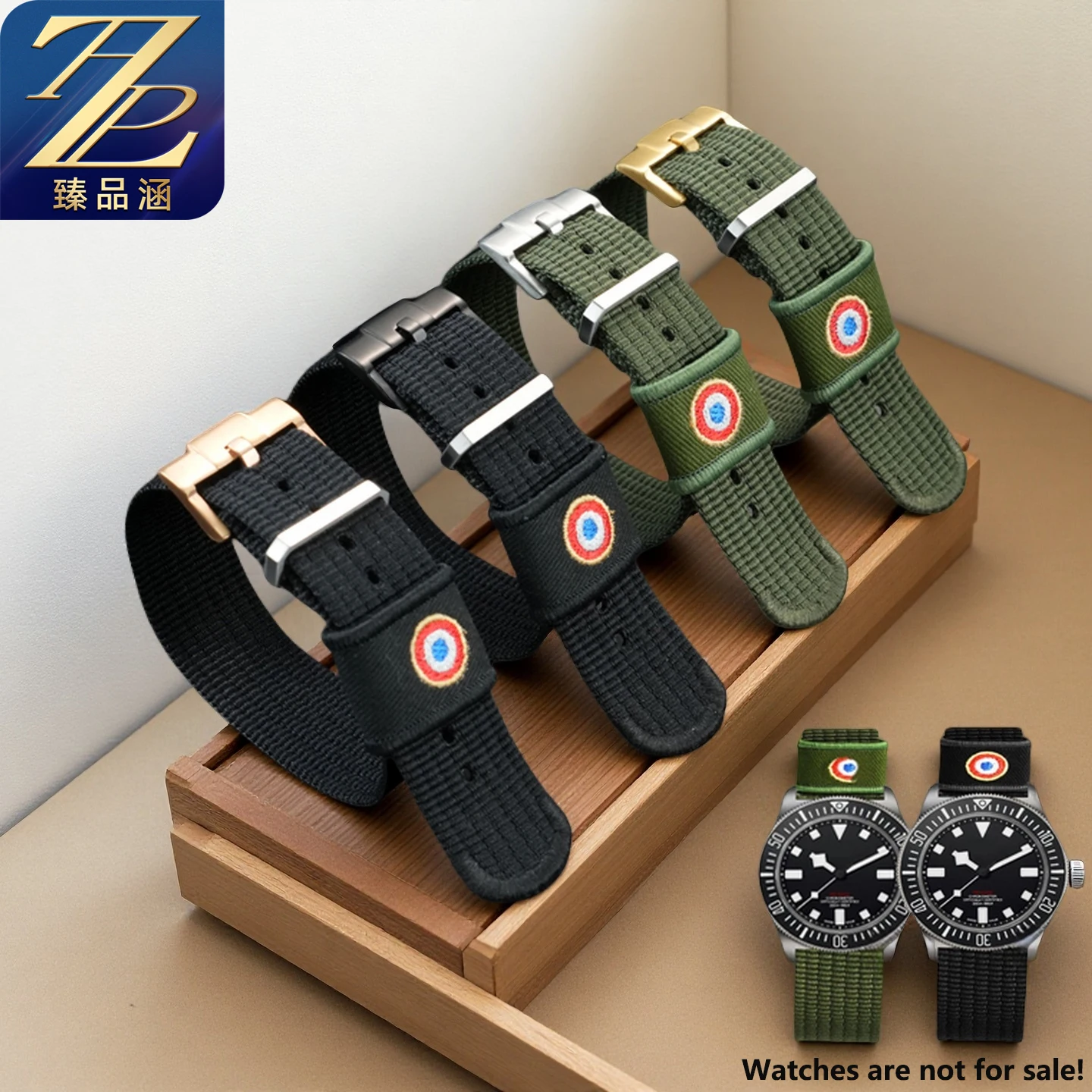 

For Tudor collar concealed FXD series M2542G M25827 Breathable nylon watchband men's canvas strap accessories 22mm bracelet
