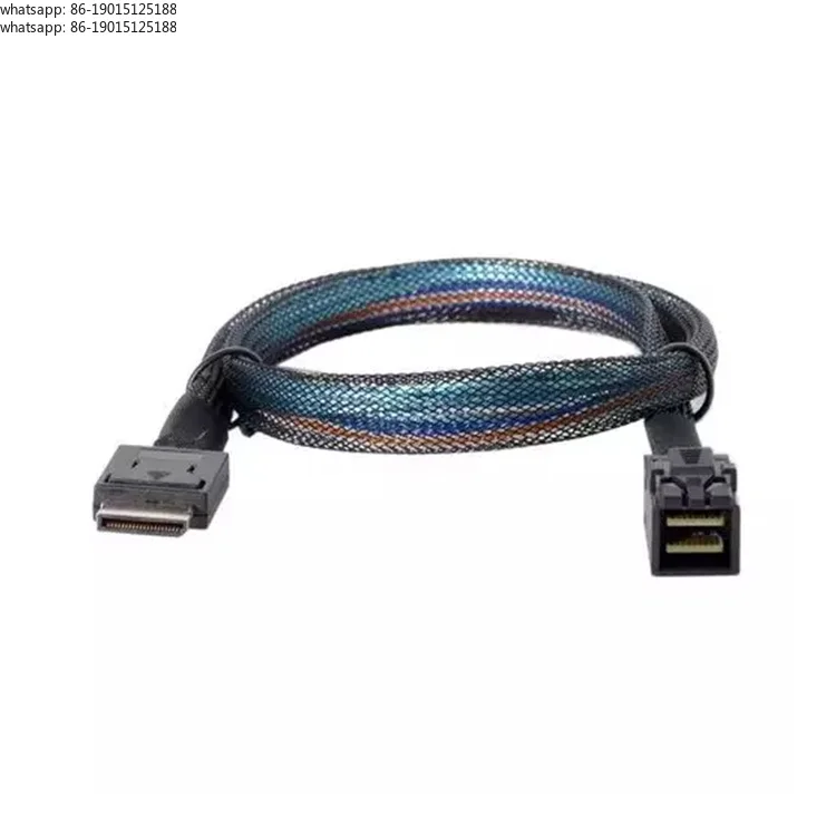 Oculink 4i SFF8611 a SFF8643 cable sff-8643 sff-8611 MiniSAS 36 Pin Cable de 60CM For metros para computadora Mini SAS HD Cable