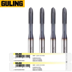 TAIWAN Original GULING JIS Standard 8888 8889 Spiral Fluted Tap Pointed M3 M4 M5 M6 M8 M10 M12 M14 M16 M18 Machine Thread Taps