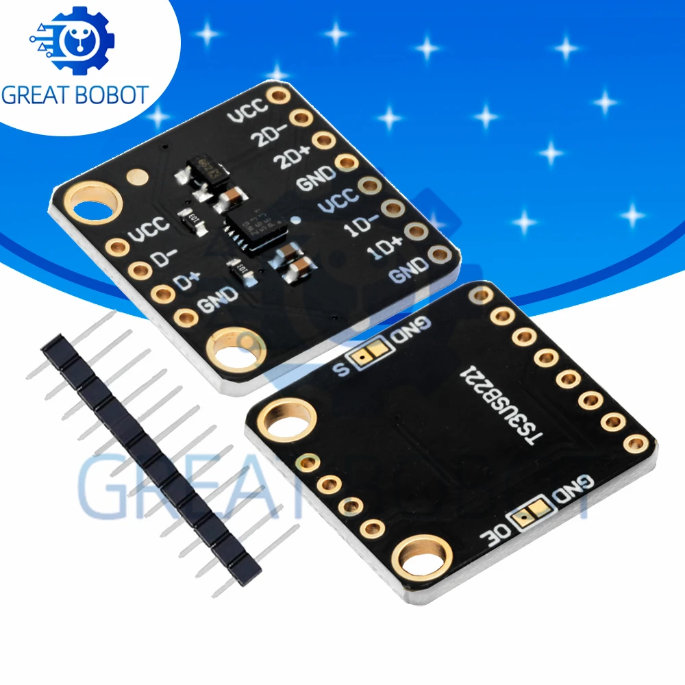 TS3USB221 USB2.0 480Mbps 1:2 Multiplexer Demultiplexer Switch Module
