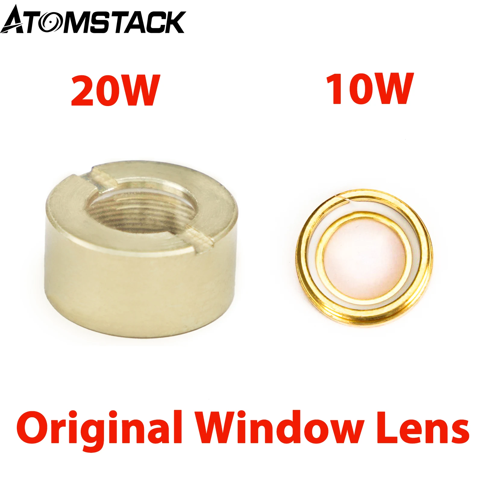 Atomstack Original Standard Size Replacement Parts Window Lens for 10W/20W Laser Engraver  A10/S10/X7/A20/S20/X20 Pro Laser Head