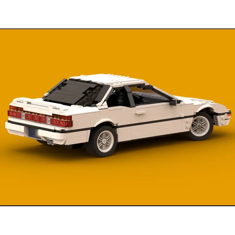 MOC-239501 White New Sports Car Building Block Model, 1018 Parts, Creative Children's Birthday Building Block Toy Gift