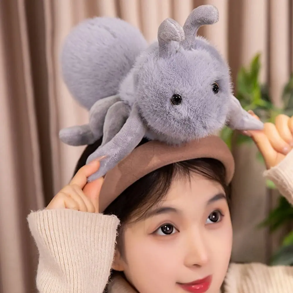ผ้าฝ้าย PP เด็ก Hippo ตุ๊กตา Plush ตุ๊กตาน่ารัก Little Ant Plush ของเล่นปุยน่ารัก Hippo & Ant หมอน Plush ตกแต่งห้อง