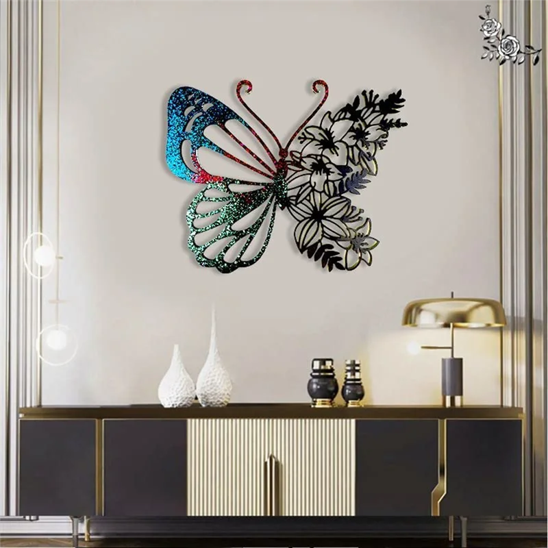 Butterfly And Flower Resin Mold Epoxy Silicone Mold DIY Wall Living Room Pendant