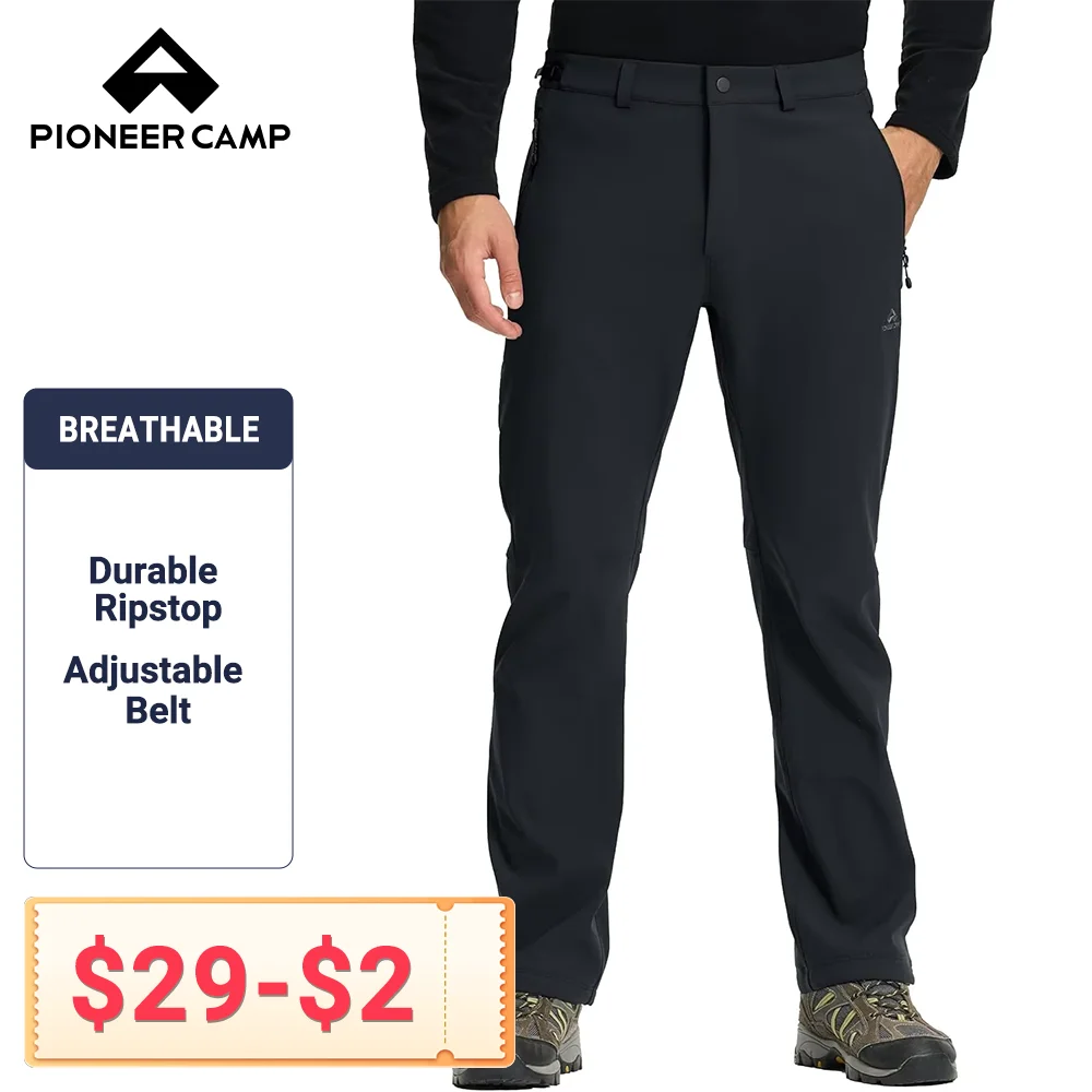 Pioneer Camp Men’s Hiking Pants Nylon Stretch Lightweight Quick Dry Water Resistant Outdoor Pants Fishing Climbing Travel