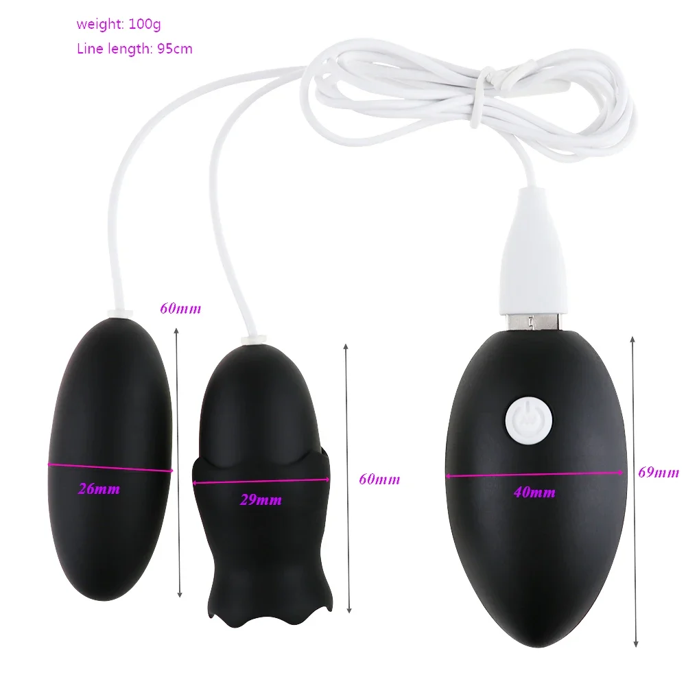 Multi-speed Tongue Oral Licking Vibrator USB Vibrating Egg G-spot Vagina Massage Clitoris Stimulator Sex Toys for Women Sex Shop