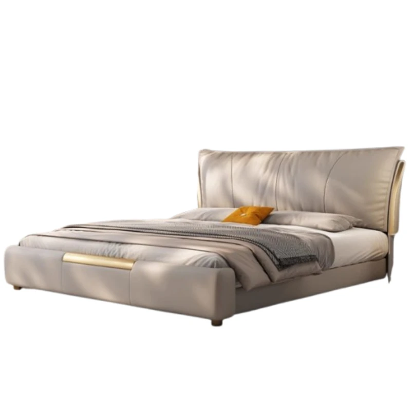 xx-Cheapest  Double Bed Wooden Modern Murphy Adjustable Two-person Bed Cheap Tanning Camas Matrimoniales Bedroom Furniture^