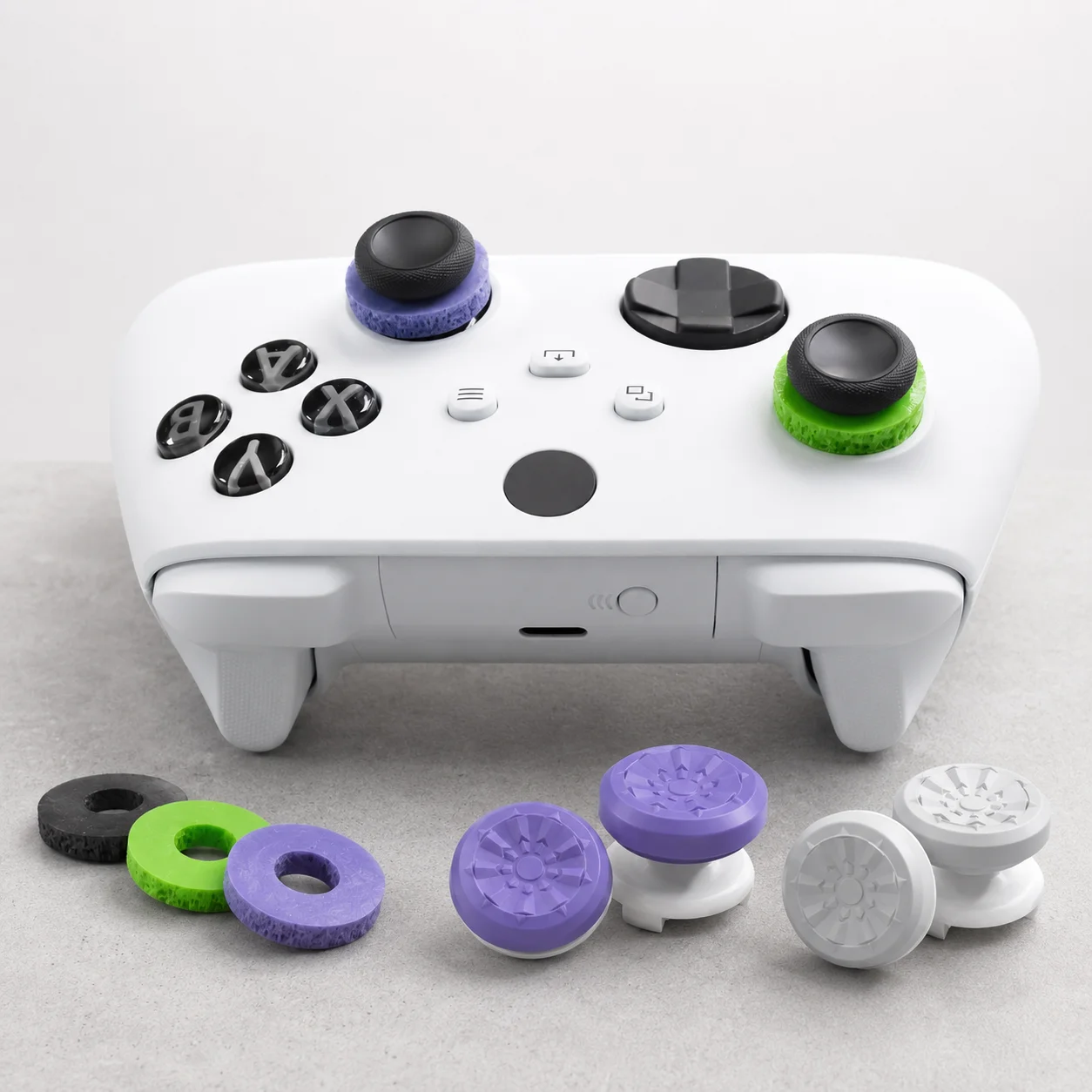 Precision Ring Aiming Assist Motion Control Device and Thumbstick Caps Compatible with Xbox One Xbox Series X Nintendo Switch