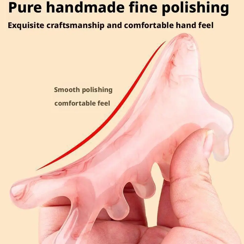 4 in 1 Resin Head Scalp Comb Massager for Hair| Face| Eye Around|Neck|Whoe Body Relaxation |Gua Sha Scraping Comb Massager Tool