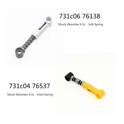 1 Pcs Buildings Blocks 731c04 76537 76138 731c06 Shock Absorber 6.5L - Hard Spring GBC Toy For High-Tech MOC Set