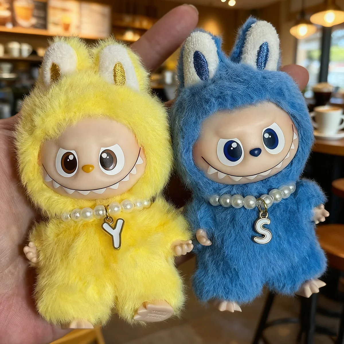 [Без куклы] Мини-ожерелье с жемчугом для Mini Labubu 4,0, булавка для украшения серии Love, милые аксессуары, подарки для девочек