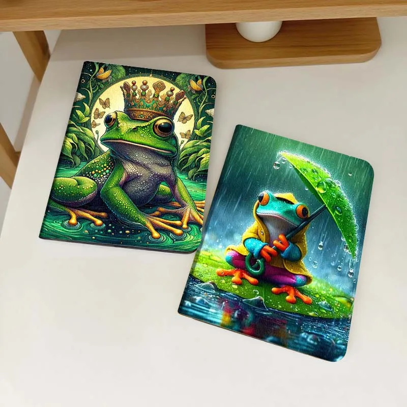 

Cartoon Frog Crown Art Tablet Case For Samsung Galaxy Tab S6 S8 S9 S10 Lite FE 10.4 11 Inch 2022 2024