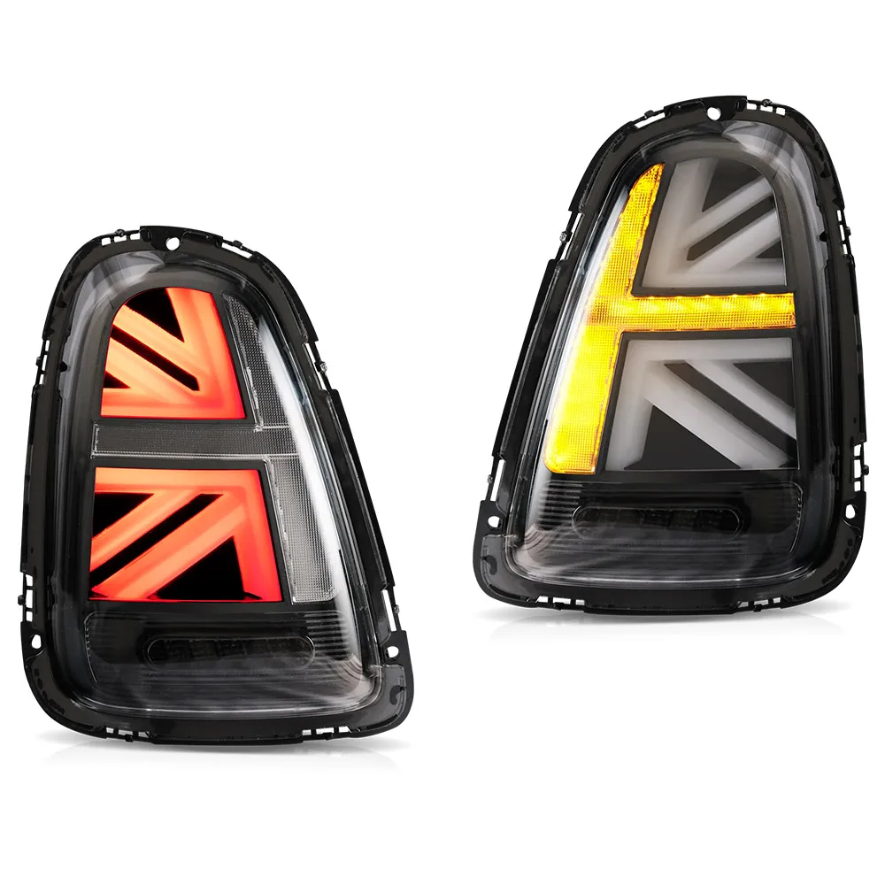 07-13 Mini R-serie 2e generatie (R56 R57 R58 R59) Vland LED-achterlichten met oranje sequentiële richtingaanwijzer