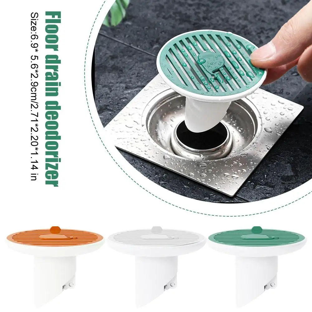 New Bath Shower Floor Drain Strainer Cover Plug Trap Sink Insect Filter Water Silicone Prevention Anti-odor Deodorant Toile S0b6