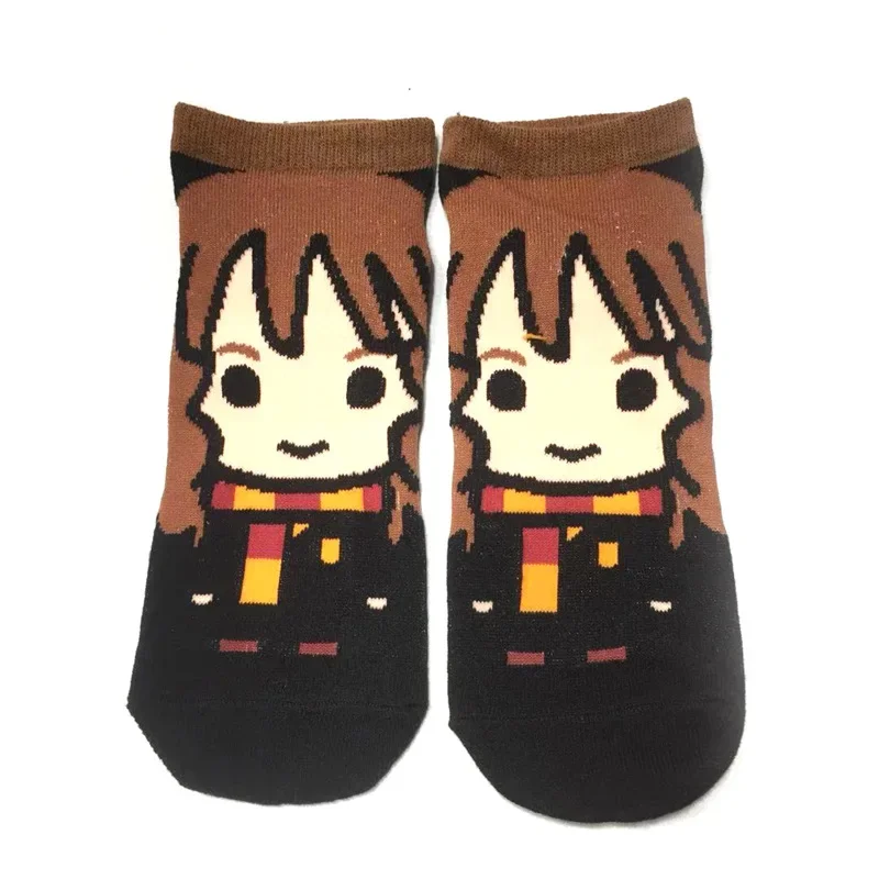 NEW Harried Socks series Movie&TV Hermione Ron Malfoy Magic Academy Badge accessories Various cartoon socks Boys Girl Sport Sock