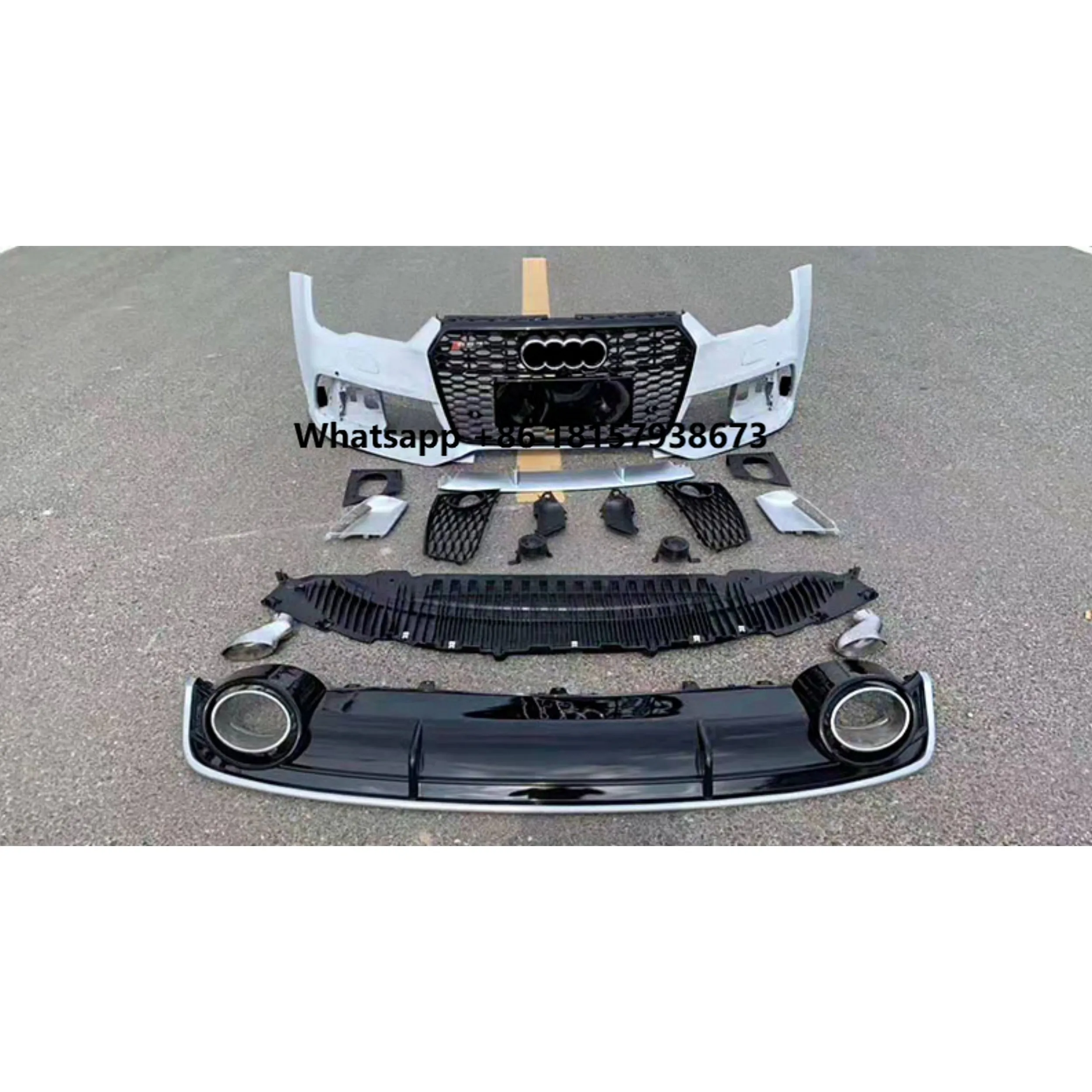 

Hot Selling Auto Body Kit for A7 2016-2018 Upgrade RS7 Style Front Bumper Front Lip Rear Diffuser Spoiler