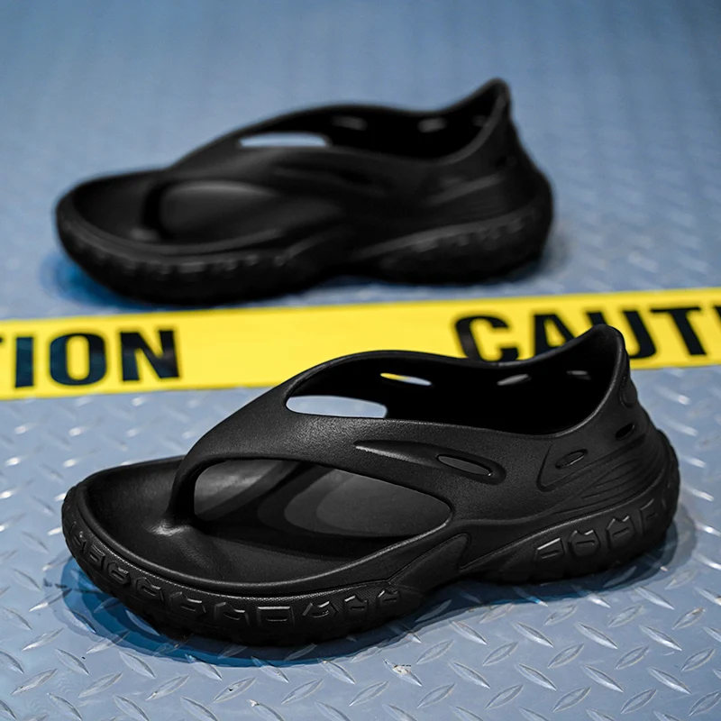 

Men's Outdoor Flip Flops - Non-Slip Tire-Tread Sole for Driving Beach & Sports Vietnam-Inspired Quick-Dry Sandals with DuraMAX