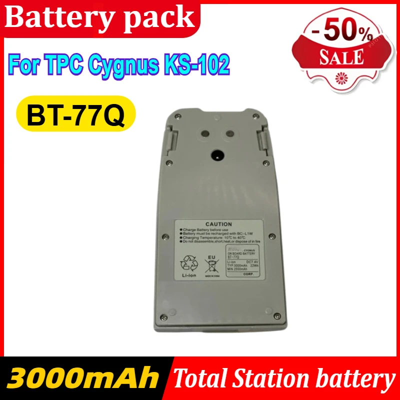 BT-77Q 3000mAh Battery 2LS for CYGNUS KS-102 Total Station Surveying Instruments Battery