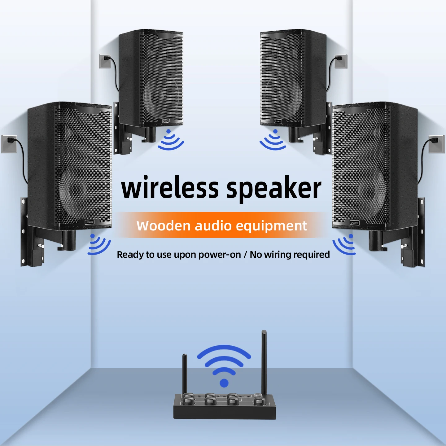 3RD DREAM Complete Wooden Wireless Public Address System For Large Meeting Room 12