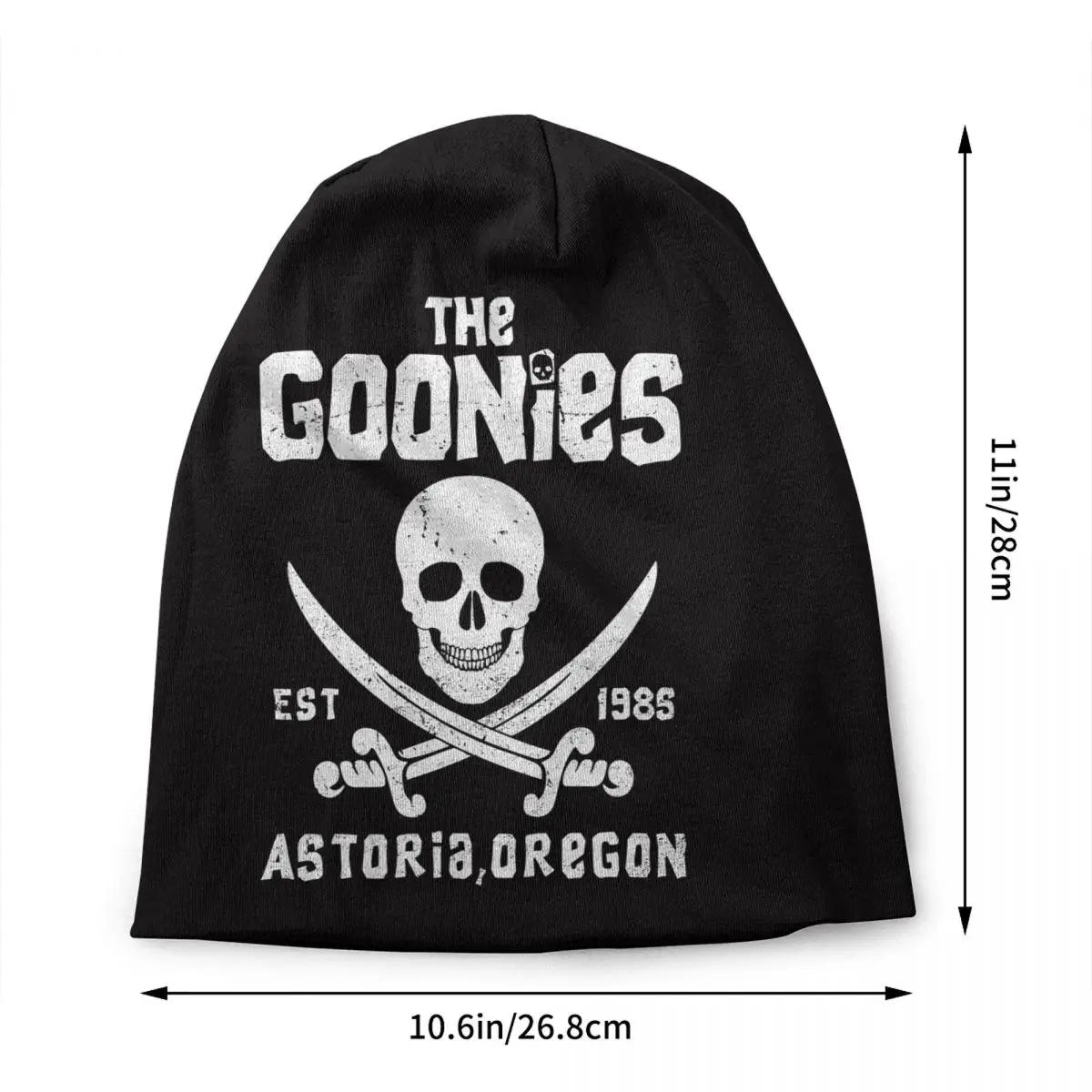The Goonies Skullies Beanies Caps Hip Hop Winter Warm Women Men Knitting Hat Adult Unisex Comedy Film Skull Pirate Bonnet Hats