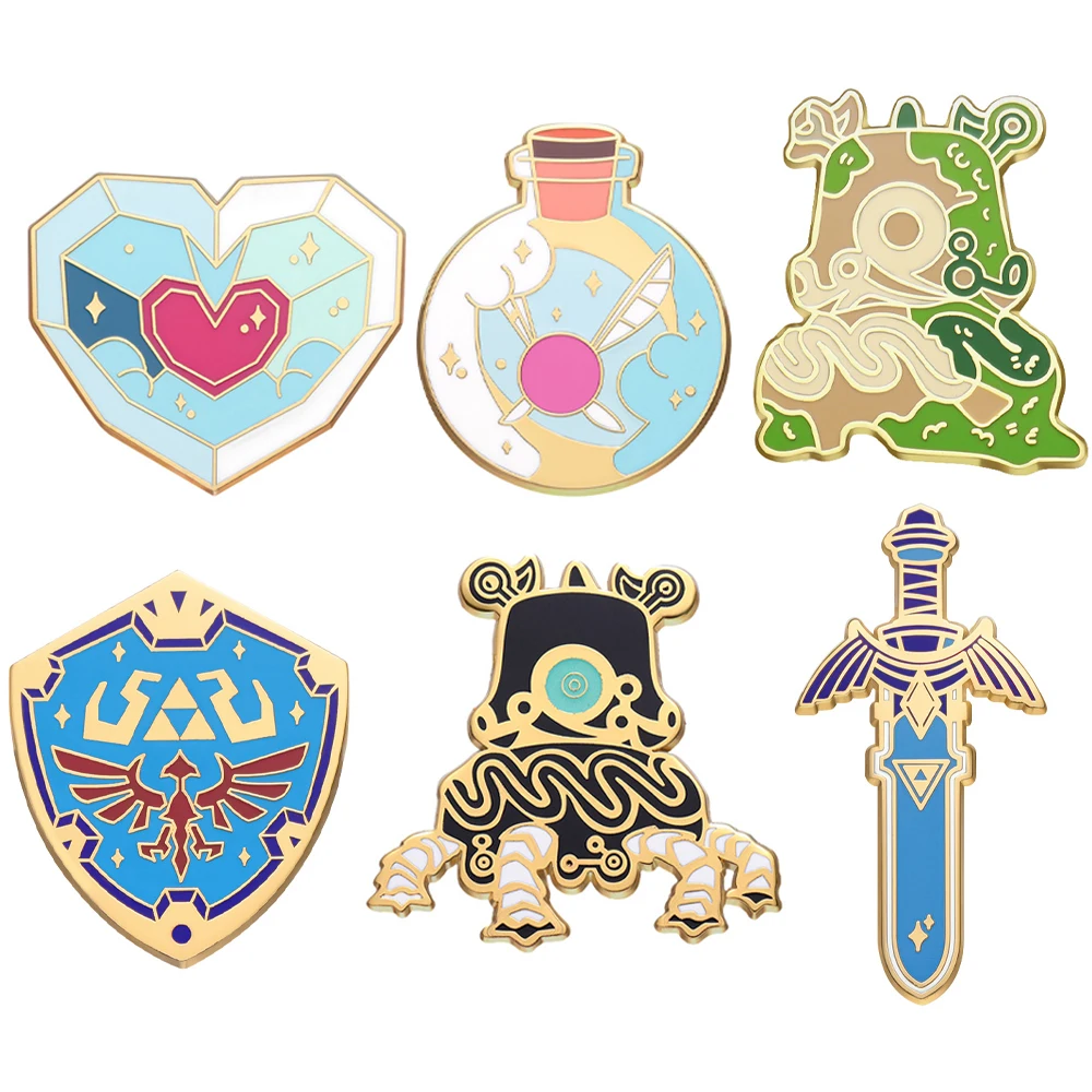 

The Legend of Zelda Briefcase Badges With Anime Accessories for Jewelry Brooch for Clothes Enamel Pin Badges on Backpack