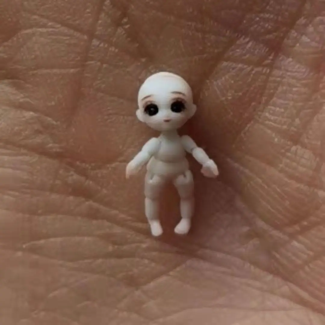 장난감 집 엄지 인형, 2.2 cm 미니어처 BJD 인형