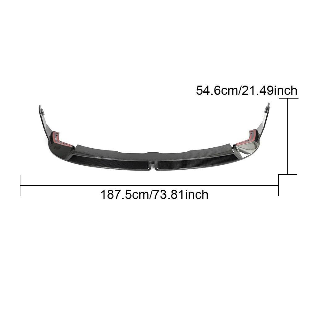 M3 M4 Prepreg Dry Carbon Fiber Front Bumper Lip for BMW 4 SeriesG80 M3 G82 M4 Coupe 2-Door 2021-2022