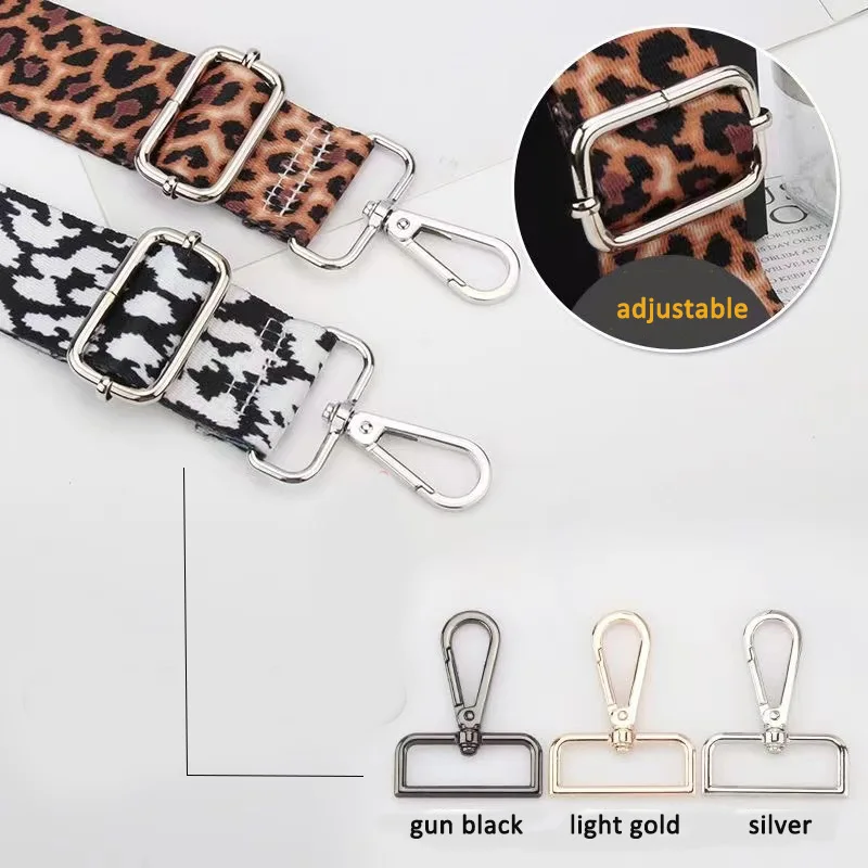 Leopard Bag Strap for Cross Body Nylon Bag Belt Accessories DIY Women Shoulder Bag Handles Strap Adjustable Hanger Parts