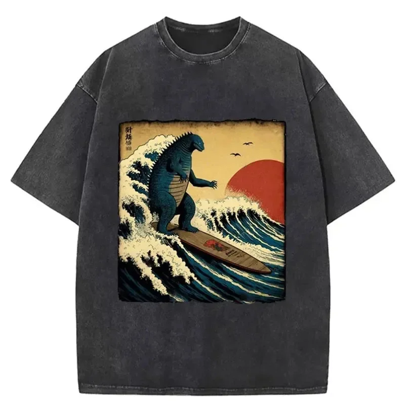 

Men's shirts Short Sleeve Tees Unique Great Wave T-Shirt Clothes graphic summer Men Crew Neck T Shirts New in Top&Tee Clothing