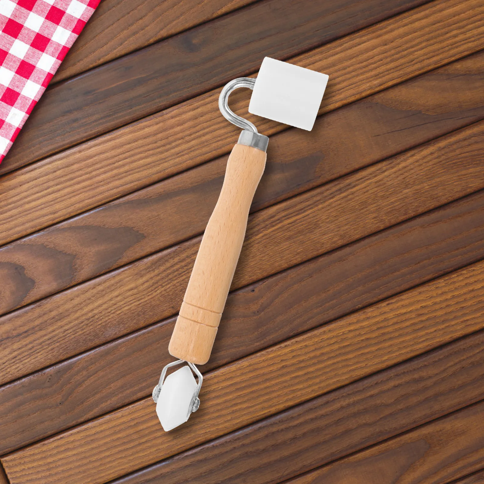 Professional Wallpaper Smoothing Roller with Sturdy Wood Handle Bearing Design for Easy Rolling Seamless Wall Adhesion and Fast