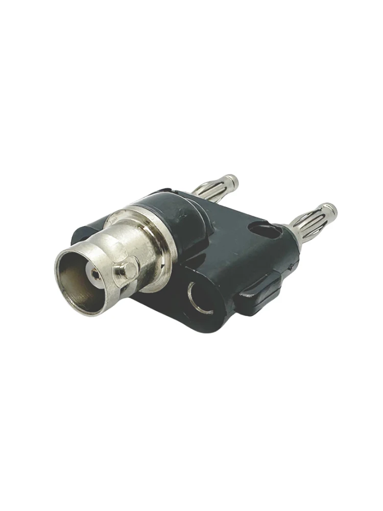 BNC Splitter BNC Female to 2x 4mm Banana Male Plug Socket Binding Post for CCTV Monitor Camera