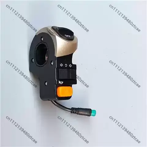 3 In 1 Control Switch Horn Headlight Button Waterproof Connector For Two Wheeled Travel Tool