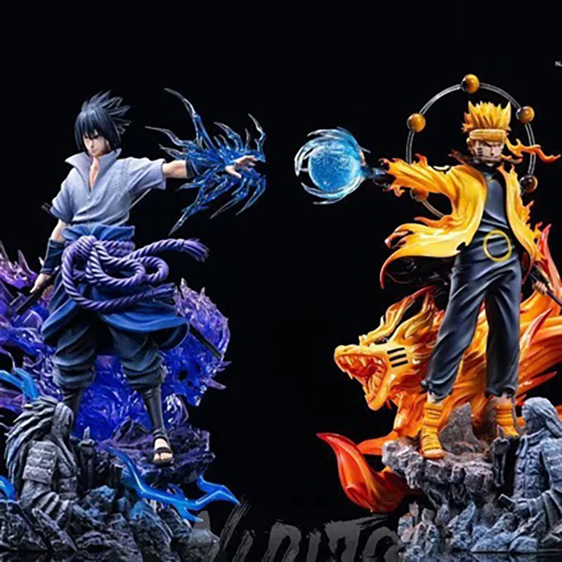 

AK Sasuke Naruto Suit Handmade Model Ornaments Ninja Anime Peripheral Mock Play Series Statue anime Gift