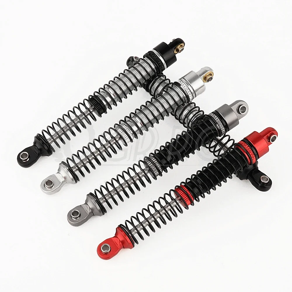 4Pcs 78mm Aluminum Shocks Absorbers Damper for 1/18 RC Crawler TRX4M TRX-4M Bronco Defender Metal Upgrade Parts